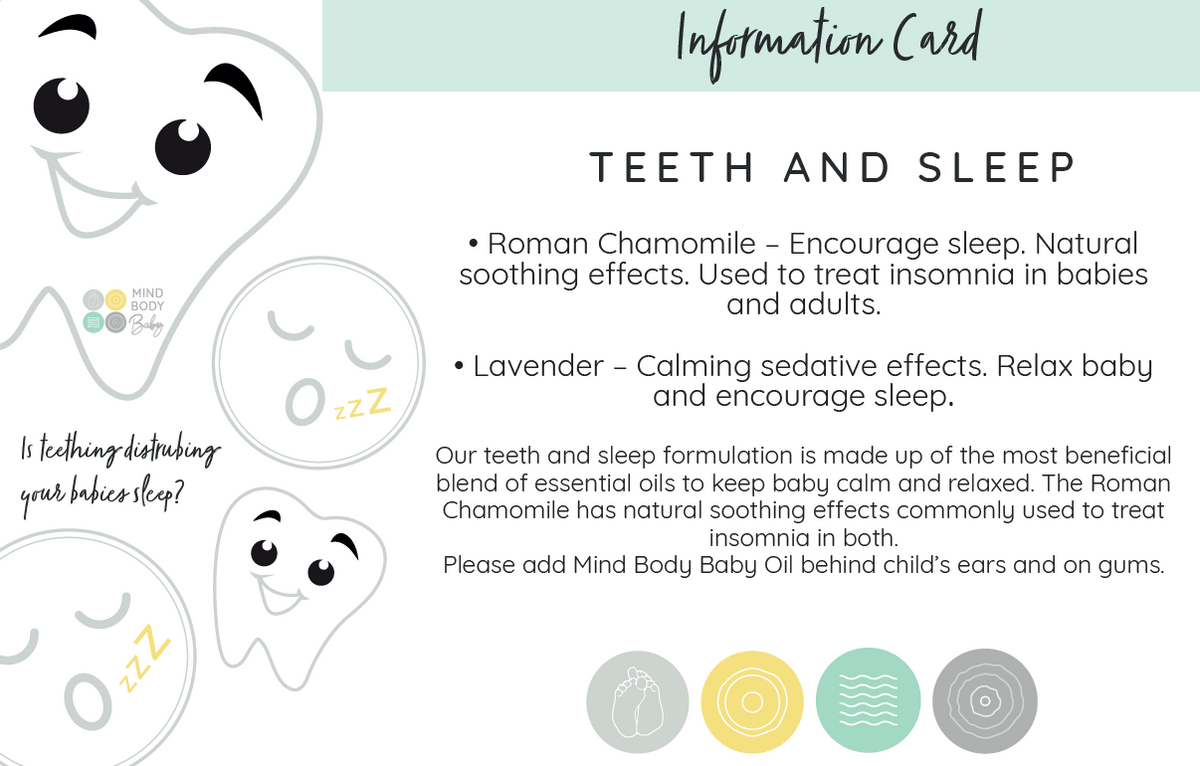 Teeth and Sleep Massage Oil – Mind Body Baby