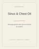 Eucalyptus Breathe - massage directions card